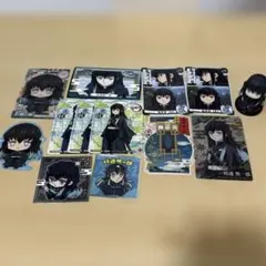 鬼滅の刃時透無一郎トレーディングカード&シール&ミニフィギア