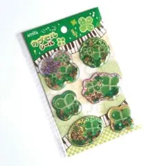 【大人気】カプセルシール シャカシャカ 平成レトロ 四つ葉のクローバー