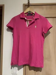 ラルフローレン　ピンク 半袖 ポロシャツ レディース