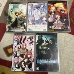 PSPソフトセットcrosschannel シュタゲfate クライシスコア