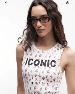 新作 ASOS ICONIC 花柄 リブ タンクトップ H&M Zara プラザのサムネイル