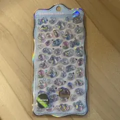 立体シール　ぷくぷくシール　3Ｄ　ボンボンドロップ　みずいろボンボン