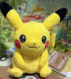 2017 ちりめん風 ピカチュウ ぬいぐるみ ポケモンセンター - メルカリ