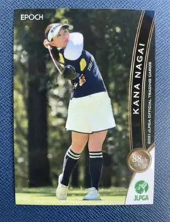 永井 花奈 EPOCH 2021 JLPGA 女子ゴルフ オフィシャルカードのサムネイル