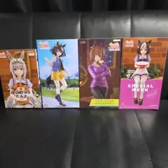 ウマ娘 フィギュア　4体セット　アグネスタキオン　オグリキャップ