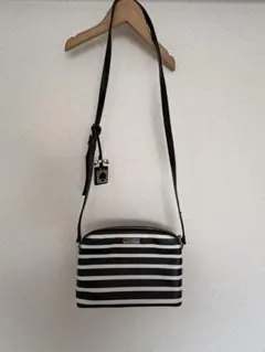 Kate Spade ストライプショルダーバッグ