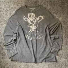 00s デザイン サーマル ロンＴ アメリカンイーグル グランジ 古着 Y2K