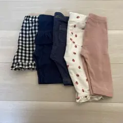 西松屋　レギンス　ハーフパンツ　まとめ売り　保育園　90センチ