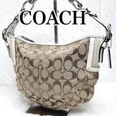 希少✨COACH コーチ ワンショルダーバッグ 肩掛け キャンバス 6267