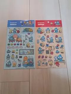 新品　韓国限定　カカオフレンズ　ハンギョドン　シール　2枚セット　ステッカー