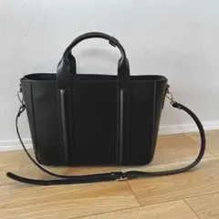 【美品】MARCO BIANCHINI　牛革ボックスバッグインバッグ　2WAY