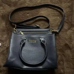 HK WORKS LONDON ネイビー ショルダーバッグのサムネイル
