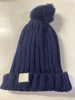 ✨今年の冬もオシャレしよう✨ニット帽　ネイビー