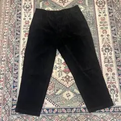GU コーデュロイ シェフパンツ　XLサイズ　ブラック