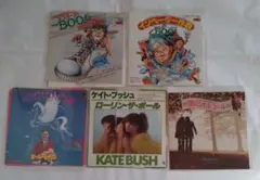 【レコードまとめ売り33】ジャンク扱い 洋楽シングル5枚セット　状態いろいろ