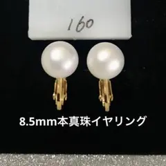 淡水パール 本真珠　イヤリング シンプル フォーマル