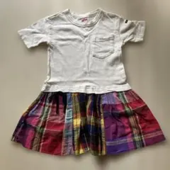 DENIM DUNGAREE（デニムダンガリー）ワンピース　90cm