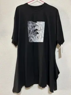 新品タグ付き未使用　APAISER Tシャツ ブラック M-L 綿