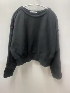 JOURNAL STANDARD relume クロップド スウェット ブラック