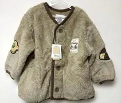 新品タグ付きDisneyリトシー フリースジャケット 100cmベージュミッキー
