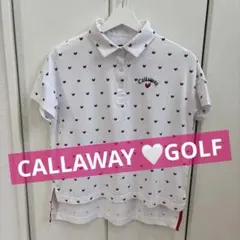 キャロウェイゴルフCallaway GOLFレディース 半袖シャツ ハート柄Mのサムネイル