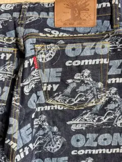 OZONE COMMUNITY 総柄 デニムパンツ　即日発送可能‼️のサムネイル