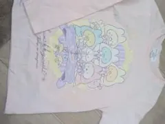 すみっコぐらし長袖カットソー 120cm ピンク