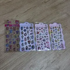 3Dキャラクターシール 4枚セット