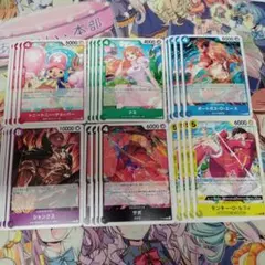 ワンピースカード　プロモ6種各4枚セット