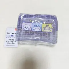 DAISO ダイソー　ちいかわ　マチ付きビニールポーチ　Zipper Bag