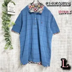 【CERONIAS】セロニアス　トップス　L　綿100%　ポロシャツ　レイヤード
