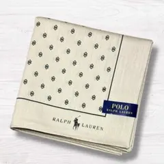 ラルフローレン　大判ハンカチ　総柄　ハンカチ　メンズ