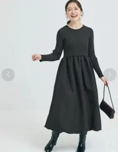 新品未使用cocaバルーンスカート ドレス チャコール M