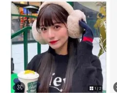 GRL ファーイヤーマフラー BL158 ベージュ