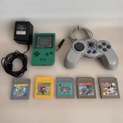 【ジャンク・おまけ多数】ゲームボーイポケット グリーン 本体 MGB−001