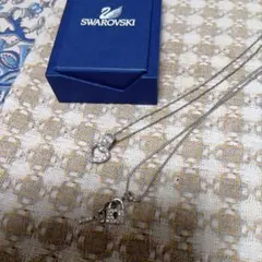 Swarovski ハートと鍵のネックレス　@個別売り　箱無し