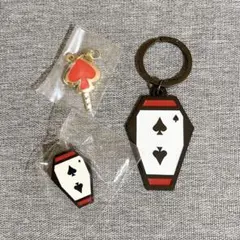【3点セット】ツイステ デュース アイコンメタルキーホルダー ピンズ チャーム