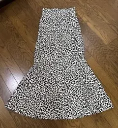 SLY スライ マーメイド豹柄スカート