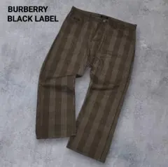 希少 XL BURBERRY バーバリー BLACK LABELチェック パンツ