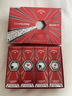 Callaway CHROME SOFT TRUVIS ゴルフボール❤︎トランプ❤︎のサムネイル