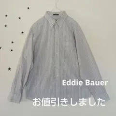 ボタンダウンシャツEddie Bauer美品 WRINKLE RESISTANT