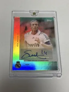 199シリ グティ 直筆サイン topps レアル マドリード チームセット