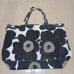 marimekko トートバッグ 黒フラワー