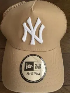 NEW ERA ベージュキャップ 調整可能