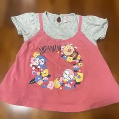 アンパンマン 半袖Tシャツ ピンク 95