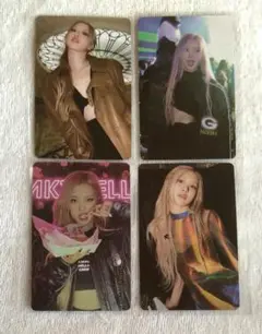 BLACKPINK　ロゼ　ROSE トレカ 韓国限定 4枚セット No.370