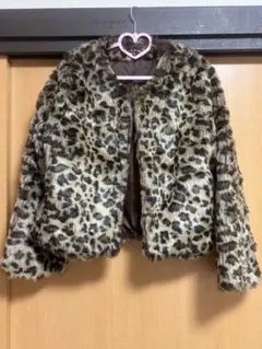 INGNI 豹柄ファーミニ丈ジャケット・コート