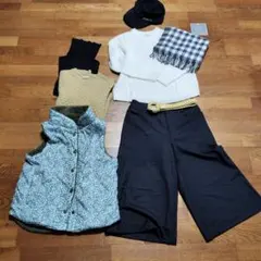 カジュアルセットアップ（花柄ベスト、ニット、ワイドパンツ）レディースまとめ売り