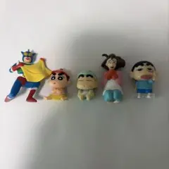 クレヨンしんちゃん フィギュア7個セット まとめ売り - メルカリ