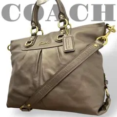 極美品　未使用級　コーチ　2way ショルダーバッグ　トートバッグ　斜め掛け